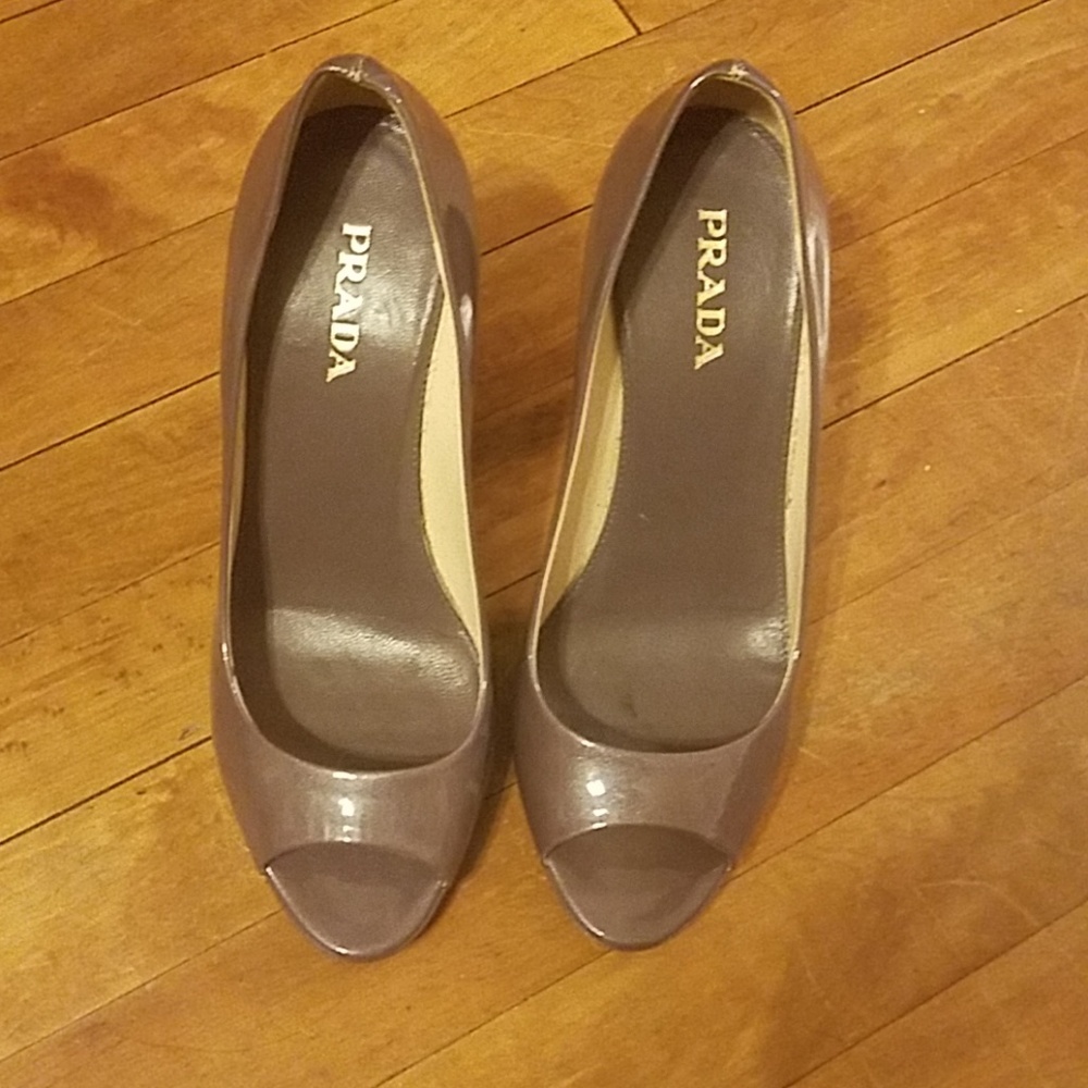 Prada open toes heels